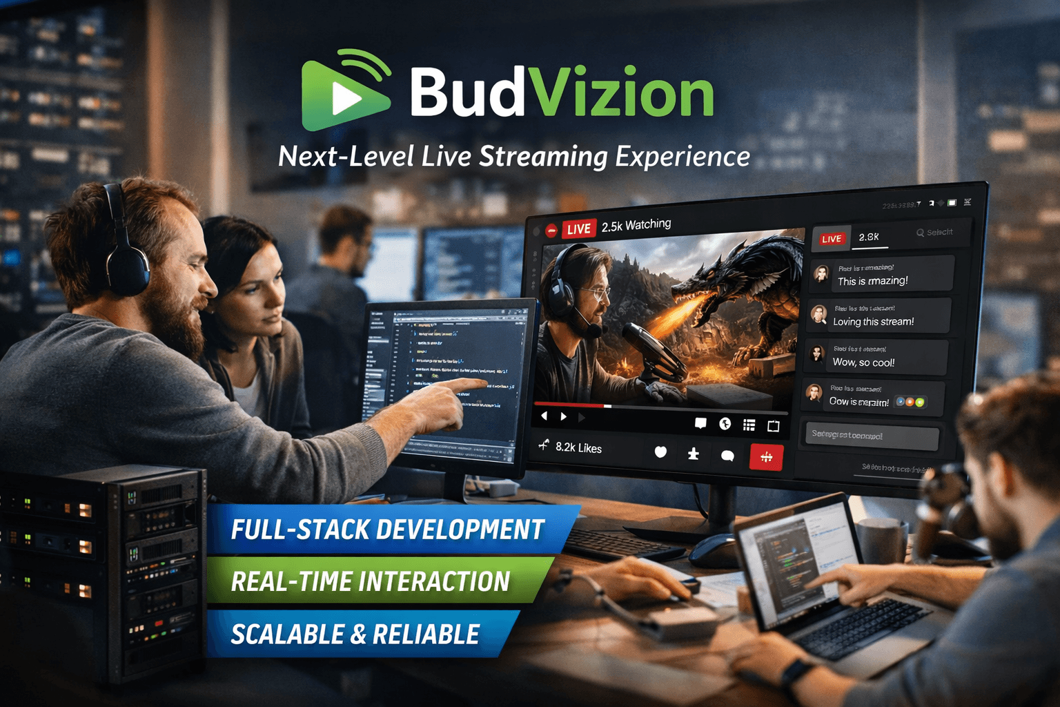 BudVizion: Engineering the Future of Live Streaming with Ultra-Low Latency Architecture